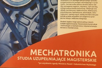 Nowy Kierunek Studiów - Mechatronika II stopień
